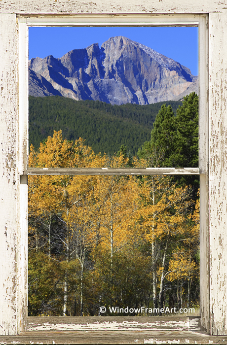 Longs Peak Window View